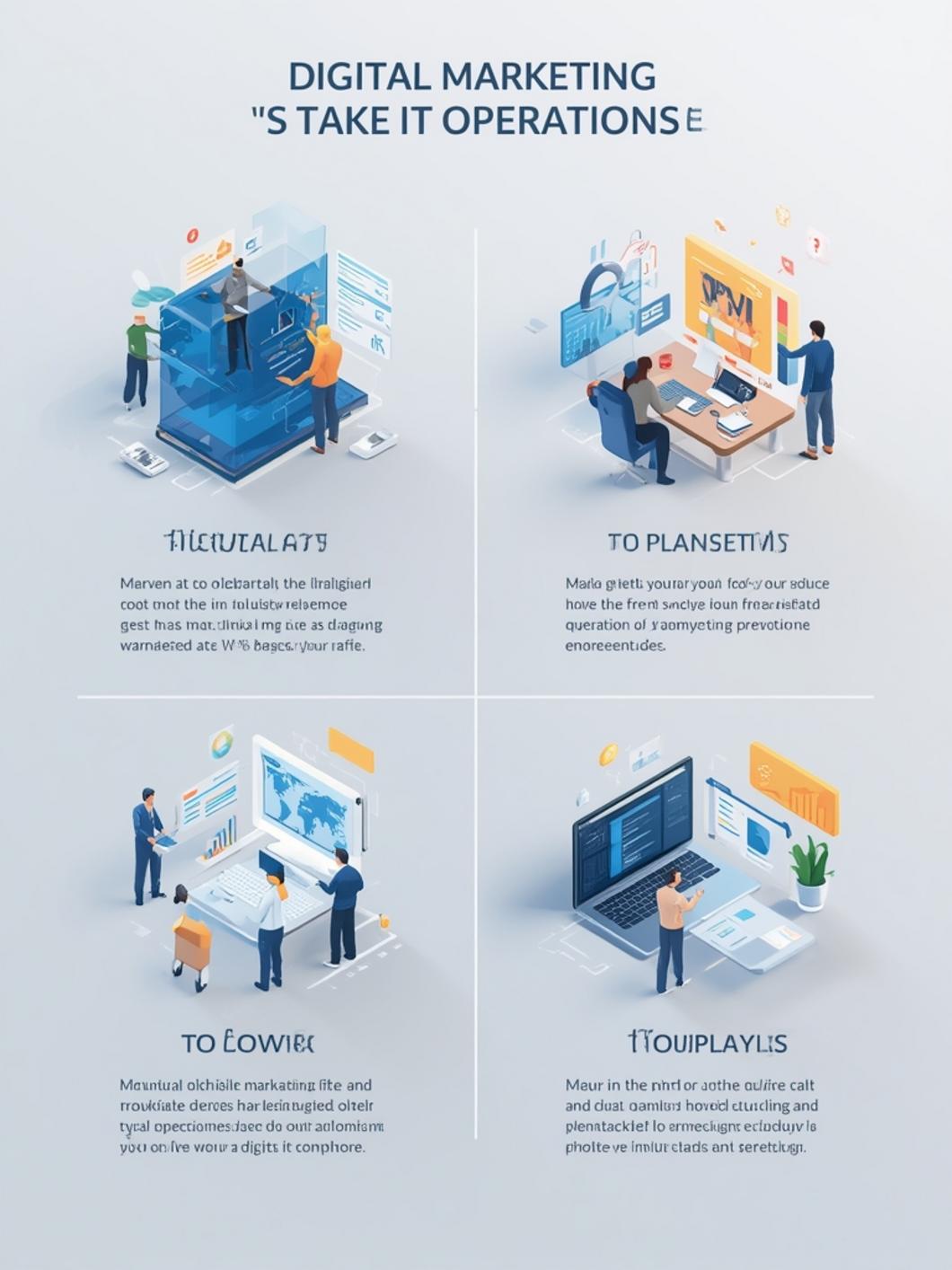 Digital marketing illustration